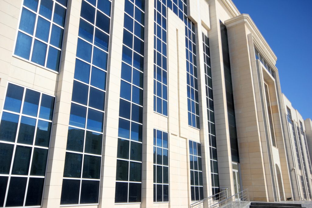 exterior of a modern office building
