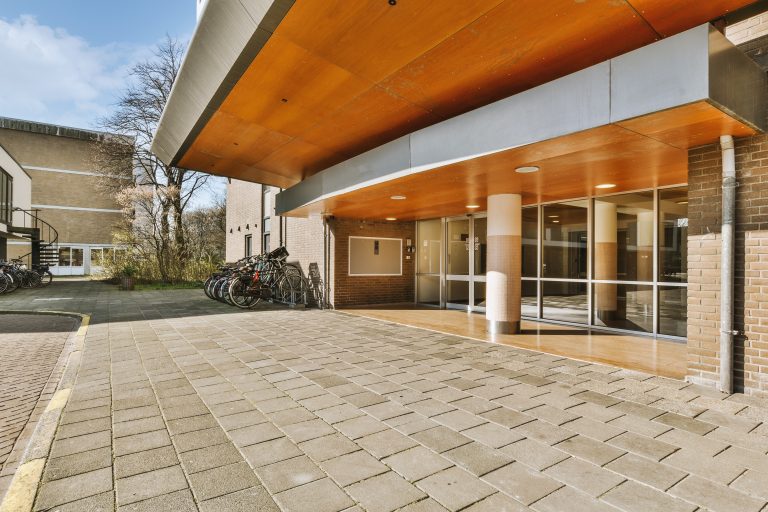 Residential building entrance